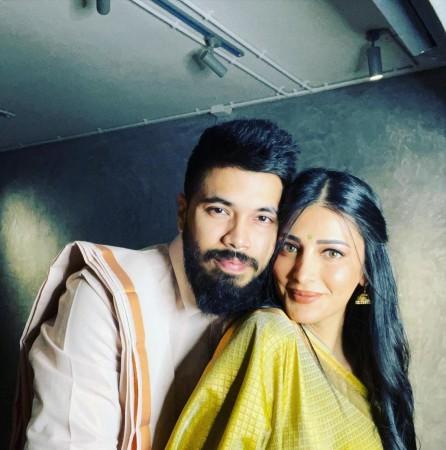 Santanu Hazarika and Shruti Hassan Shruti Haasan
