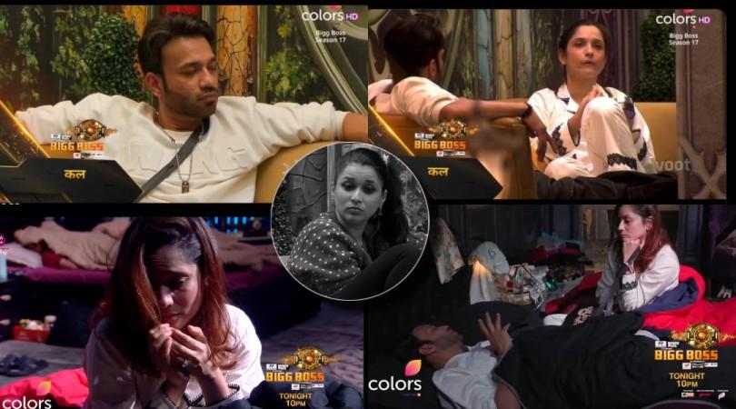 Ankita Lokhande gets upset as Vicky Jain consoles Mannara Chopra