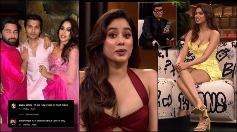 Janhvi on KWK Janhvi and Khushi Kapoor will be appearing on the upcoming episode of Karan Johar-hosted 'Koffee With Karan Season 8.