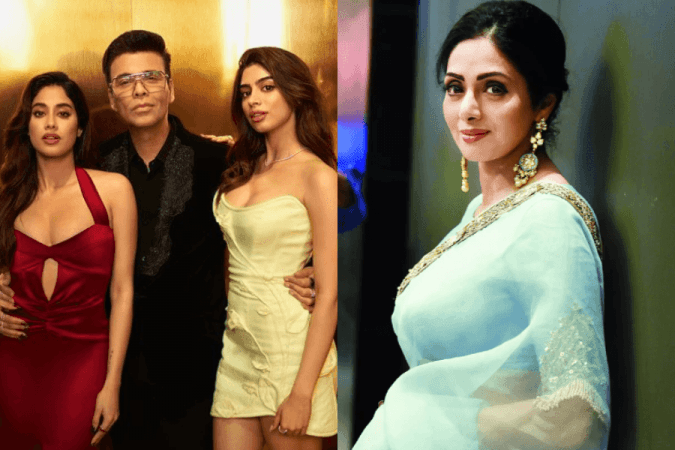Janhvi Kapoor, Khushi Kapoor, Karan Johar, Sridevi Janhvi Kapoor, Khushi Kapoor, Karan Johar, Sridevi