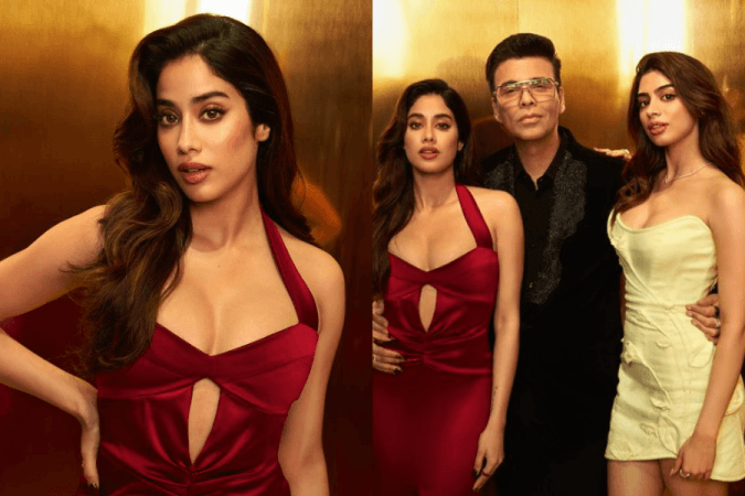 Janhvi Kapoor, Khushi Kapoor, Karan Johar Janhvi Kapoor, Khushi Kapoor, Karan Johar,