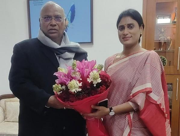 Ready To Take Any Responsibility, Says Sharmila After Meeting Kharge Ready To Take Any Responsibility, Says Sharmila After Meeting Kharge