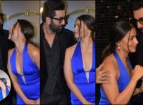 Ranbir and alia bhatt at animal success party