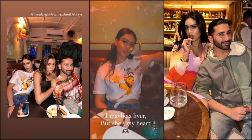 Nysa wear T-shirt that read,