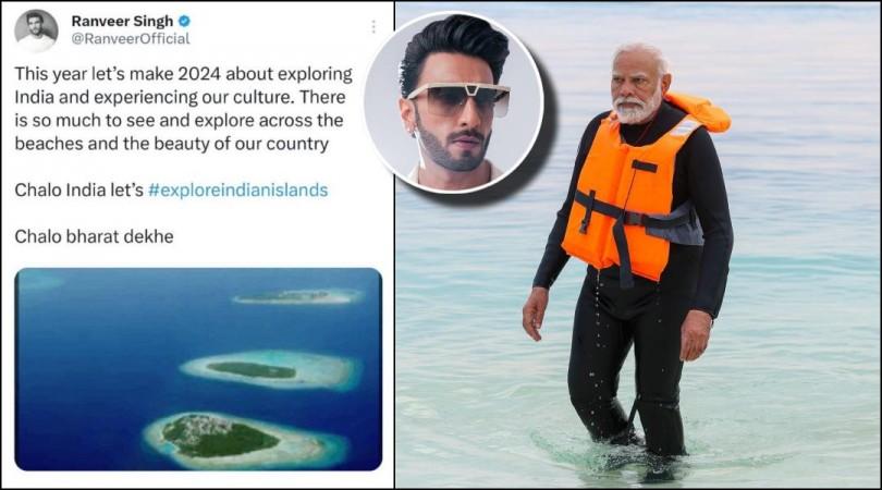 Oops! Ranveer Singh accidentally posts photo of Maldives while ...