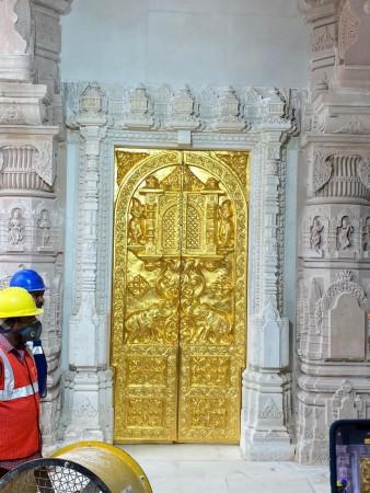 Ram Temple Gets Its First 'Gold' Door Ahead Of Jan 22 Inauguration Ram Temple Gets Its First 'Gold' Door Ahead Of Jan 22 Inauguration