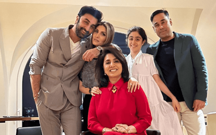 Neetu Kapoor, Ranbir and Riddhima Neetu Kapoor, Ranbir and Riddhima