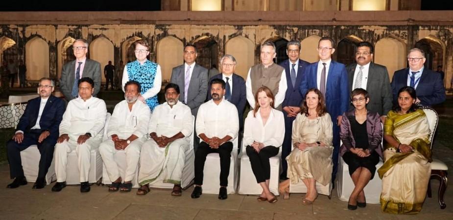 Telangana CM Hosts Dinner For Consulate Representatives Of 13 Countries Telangana CM Hosts Dinner For Consulate Representatives Of 13 Countries