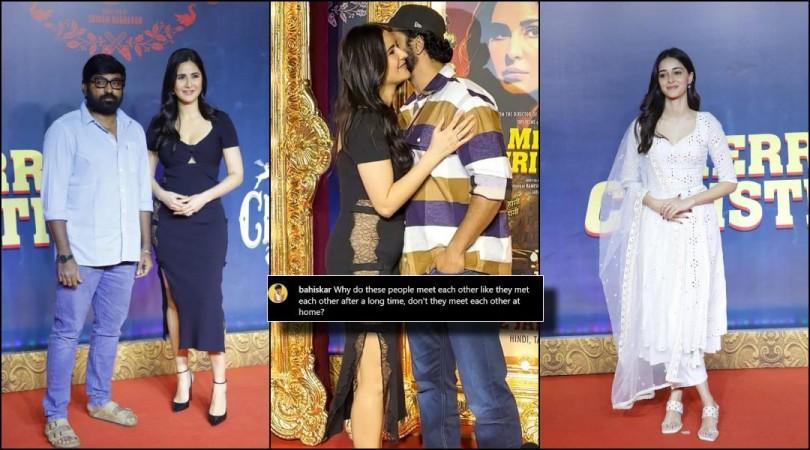 Katrina Kaif gets a kiss from hubby Vicky Kaushal a
