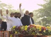 PM Modi Holds Spectacular Roadshow In Nashik, To Throw Open 27th National Youth Festival