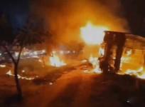 Bus Catches Fire In Telangana, Woman Charred To Death