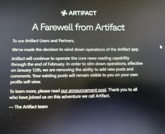 Instagram co-founders shut down their Artifact news app