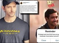 Hrithik Roshan Calls Vikrant Massey's 12th Fail 'Masterclass In Filmmaking':