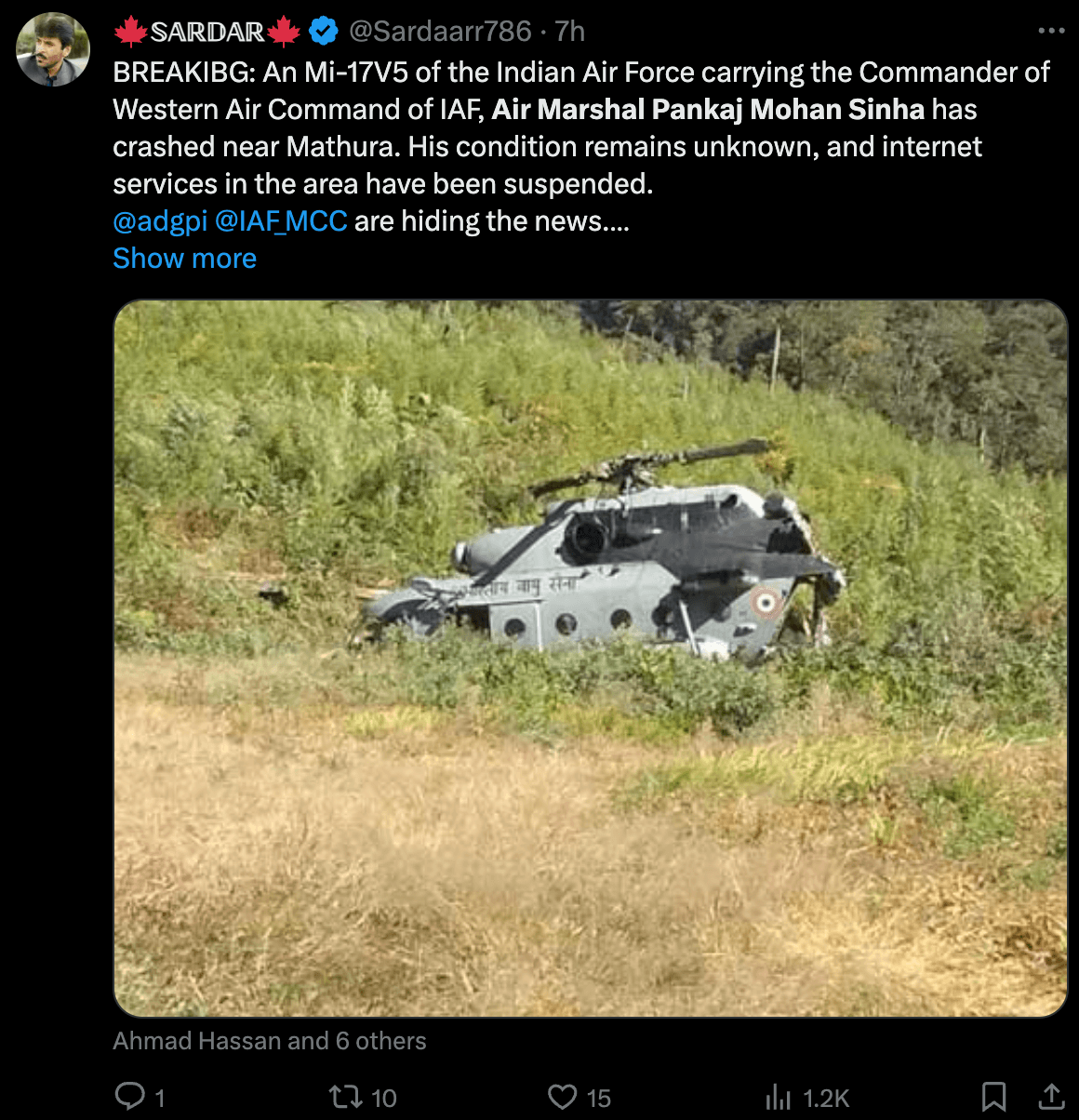 Viral claim on X