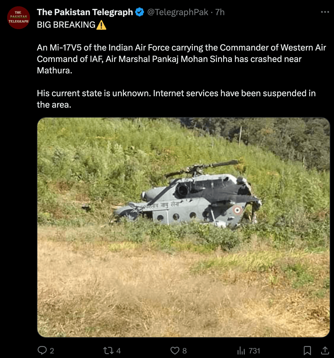 Viral claim on X