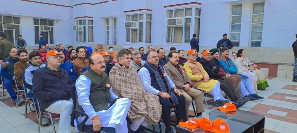 BJP leaders during Core Group meeting at Jammu BJP