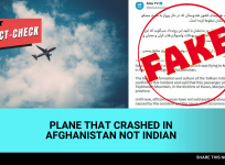 Fact check: Moroccan plane, not Indian, crashes in Afghanistan