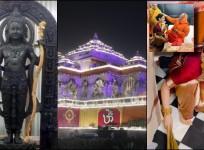 Kangana Ranaut sweeps the floor of Hanuman temple with broom in Ayodhya