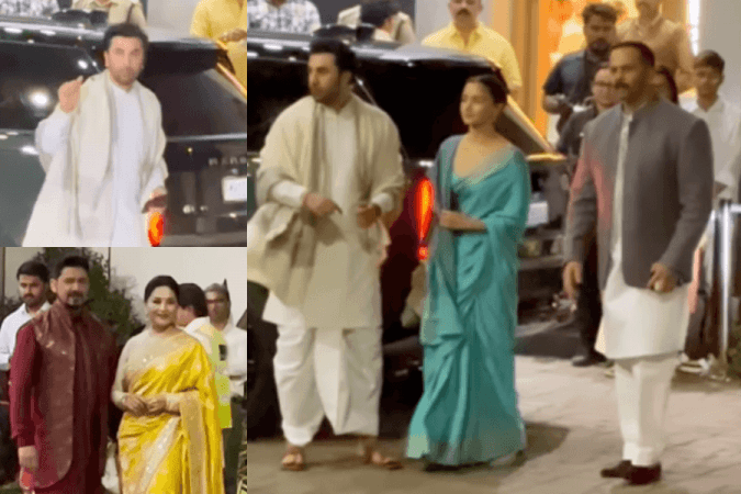 Ranbir Kapoor, Alia Bhatt, Amitabh Bachchan, Madhuri Dixit and other head for Ram Mandir consecration Ranbir Kapoor, Alia Bhatt, Amitabh Bachchan, Madhuri Dixit and other head for Ram Mandir consecration