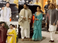 Ranbir Kapoor, Alia Bhatt, Amitabh Bachchan, Madhuri Dixit and other head for Ram Mandir consecration