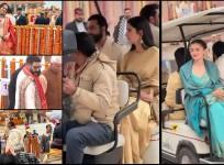 Ram temple consecration LIVE: Alia -Ranbir, Katrina-Vicky arrive in the same car at temple premises; Jackie Shroff tells paps to remove their shoesRam temple consecration LIVE: Alia -Ranbir, Katrina-Vicky arrive in the same car at temple premises; Jackie