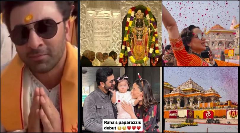 Ranbir Kapoor wanted Raha to witness the histric event at Ayodhya today