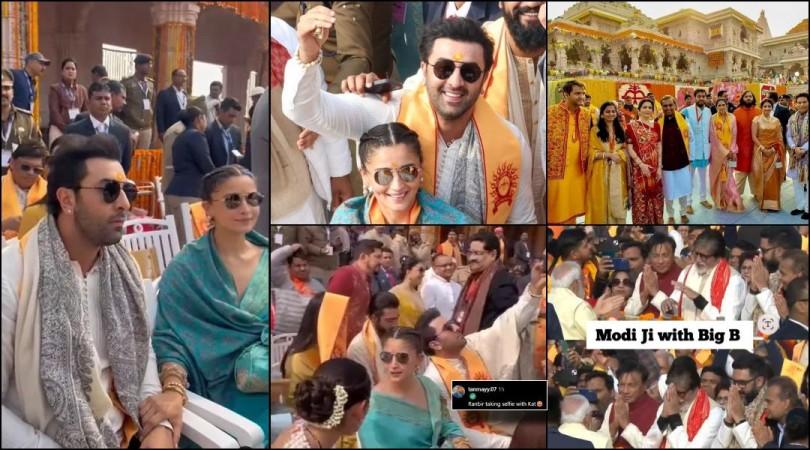 'Is Ranbir clicking selfie with Katrina?': Netizens ask as Alia chats with Shloka, Katrina- Vicky pose as Ranbir clicks a pic