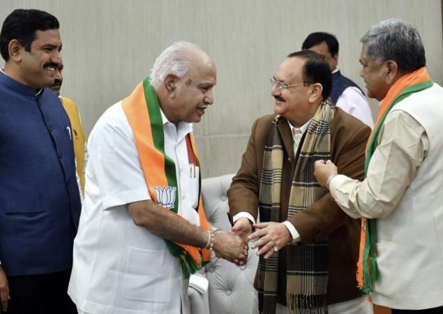 New Delhi: Former Karnataka CM Jagadish Shettar Who Rejoined BJP Being Welcomed By The Party Chief J P Nadda New Delhi: Former Karnataka CM Jagadish Shettar Who Rejoined BJP Being Welcomed By The Party Chief J P Nadda