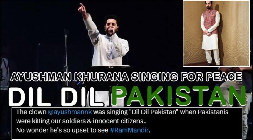 Did Ayushmann Khurrana sing 'Dil Dil Pakistan' ? Did Ayushmann Khurrana sing 'Dil Dil Pakistan'