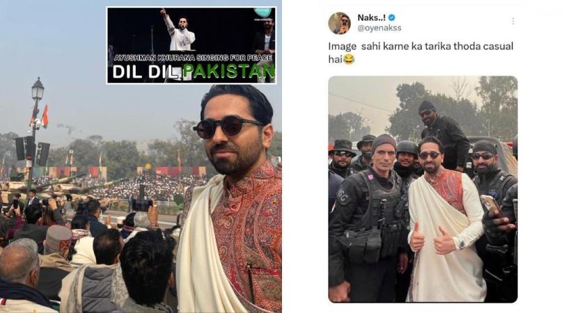 Ayushmann Khuranna watched Republic Day parade Ayushmann Khuranna 'honoured' to watch Republic Day parade: 'Feeling nostalgic'