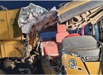 Four Students Killed, 8 Injured In School Bus-Tractor Collision In K'taka