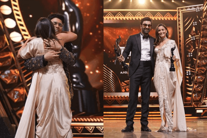 Alia, Ranbir at Filmfare Awards Alia, Ranbir at Filmfare Awards