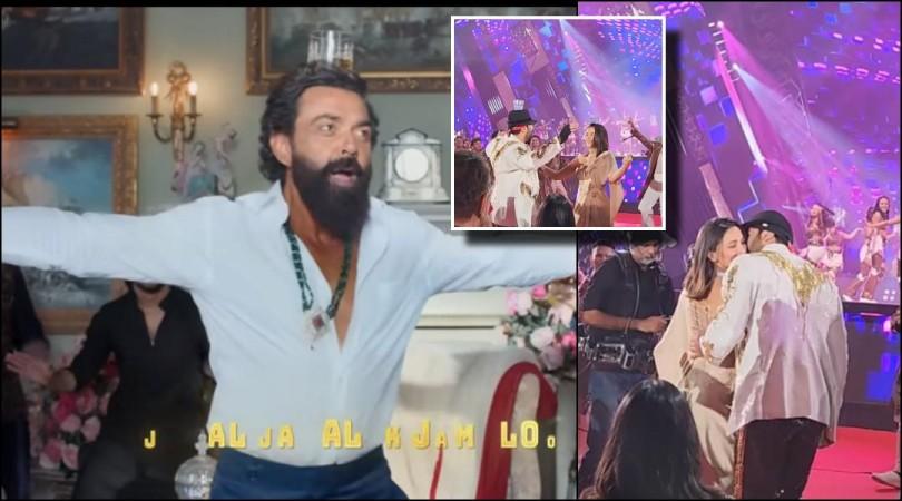 Ranbir Kapoor kisses Alia Bhatt as they dance to Animal song Jamal Kudu at Filmfare Awards Ranbir Kapoor kisses Alia Bhatt as they dance to Animal song Jamal Kudu at Filmfare Awards