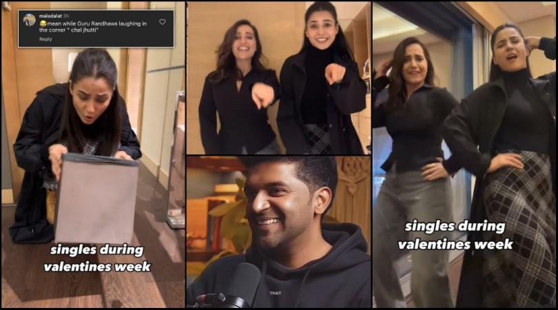 BFFs Shehnaaz Gill, Kusha Kapila Enact 'Singles During Valentines Week' In Funny Reel BFFs Shehnaaz Gill, Kusha Kapila Enact 'Singles During Valentines Week' In Funny Reel