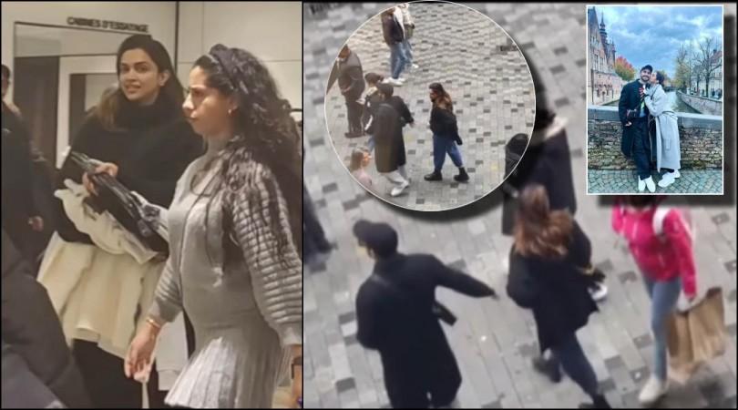Deepika Padukone-Ranveer Singh go on a shopping spree in Belgium Deepika Padukone-Ranveer Singh go on a shopping spree in Belgium