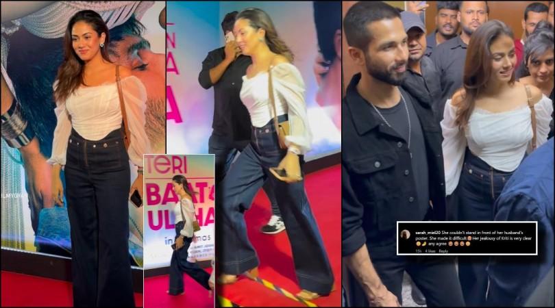 Mira Rajput at Teri Baaton Mein Aisa Uljha Jiya screening