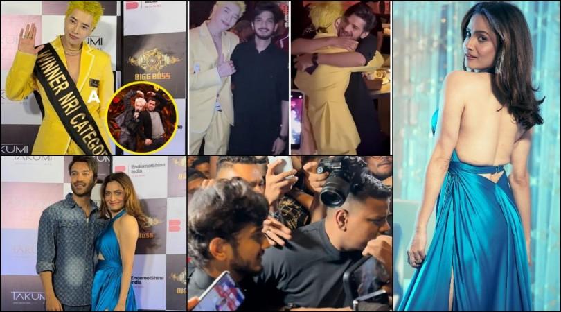 Ankita vicky Party, Munawar mobbed, Aoora and Munawar at BB 17 bash Ankita Lokhande and Vicky Jain