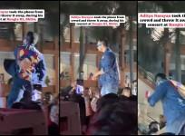 Aditya Narayan snatches a fan's phone, and throws it in crowd during a concert