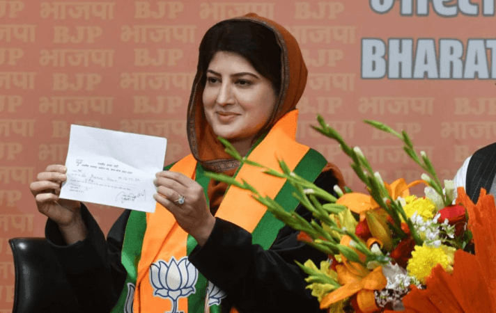 Ex-National Conference MLC Dr. Shahnaz Ganai joins BJP Dr Shahnaz Ganai