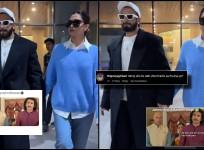 Ranveer Singh and Deepika Padukone walk hand-in-hand as they arrive in Mumbai