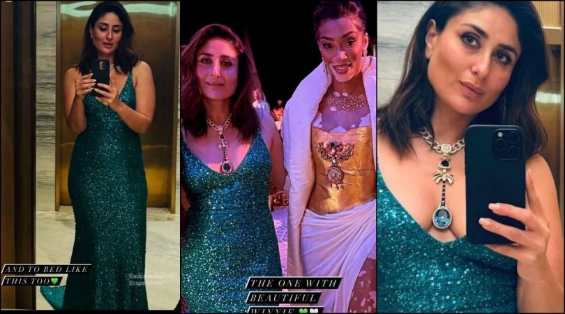 Kareena Kapoor sparkles brighter than the stars in a sequinned blue Sabyasachi gown Kareena Kapoor sparkles brighter than the stars in a sequinned blue Sabyasachi gown