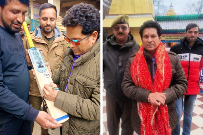 Sachin Tendulkar in Kashmir Sachin Tendulkar in Kashmir