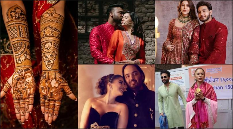 Divya Agarwal- Apurva Padgaonkar to Sonarika -Vikas- Radhika Marchant- Anant Ambani, Rakul Preet Singh- Jackky Bhagnani Divya Agarwal- Apurva Padgaonkar to Sonarika -Vikas- Radhika Marchant- Anant Ambani, Rakul Preet Singh- Jackky Bhagnani