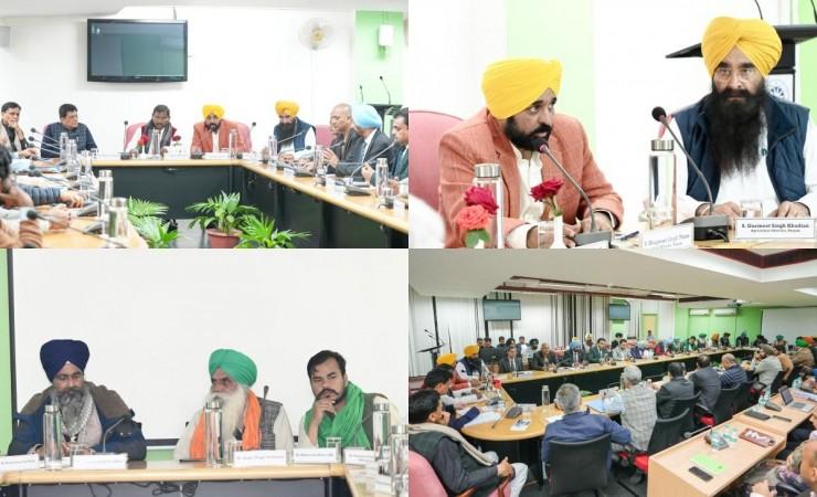 4th round of talks between Union Ministers, farmers end with Centre proposing 5-yr deal to buy pulses & cotton at MSP 4th round of talks between Union Ministers, farmers end with Centre proposing 5-yr deal to buy pulses & cotton at MSP