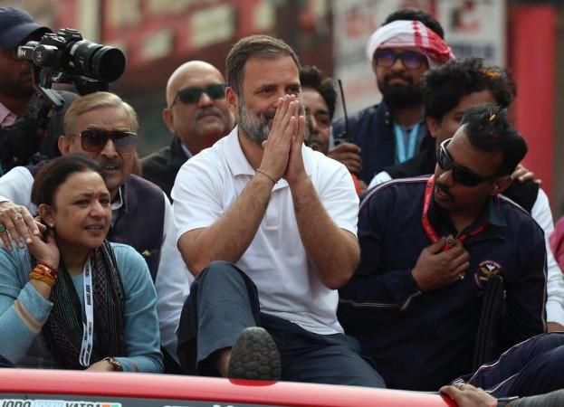 Congress leader Rahul Gandhi during the 'Bharat Jodo Nyay Yatra' in Amethi on Monday, Feb. 19, 2024. (Photo: IANS/AICC) Rahul Gandhi