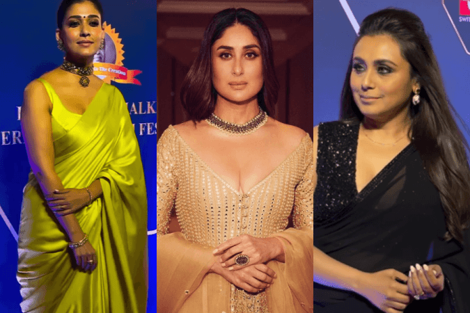 Nayanthara, Kareena, Rani at dadasaheb phalke awards Nayanthara, Kareena, Rani at dadasaheb phalke awards