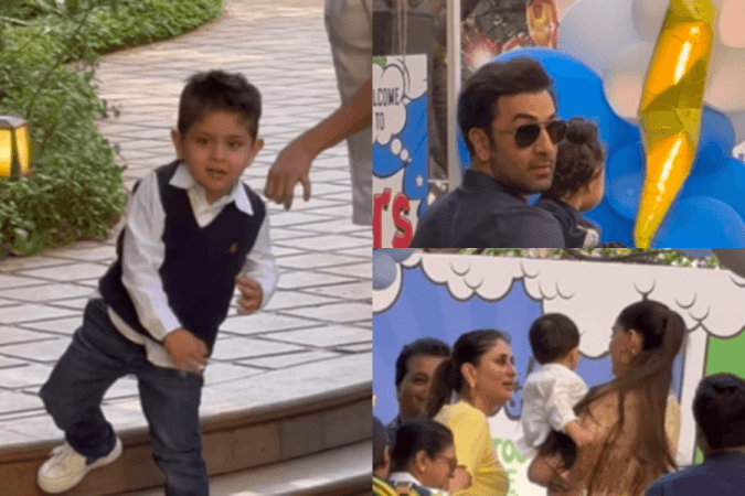 Jeh Ali Khan, Ranbir Kapoor with Raha, Sonam Kapoor with Vayu Jeh Ali Khan, Ranbir Kapoor with Raha, Sonam Kapoor with Vayu