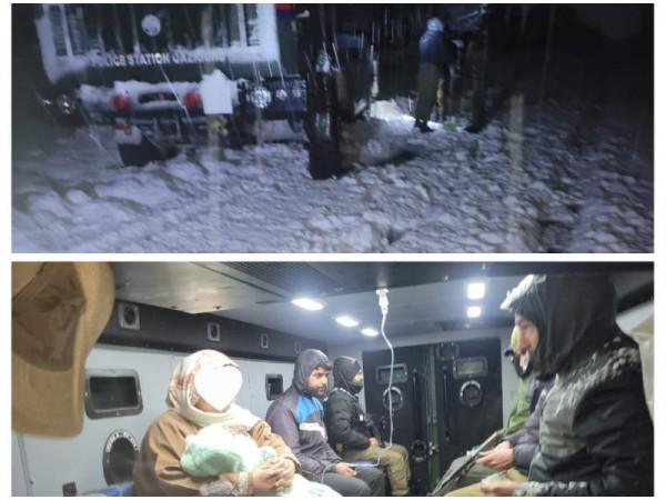 J&K Police evacuates critically-ill child amid heavy snow in Kulgam [details]