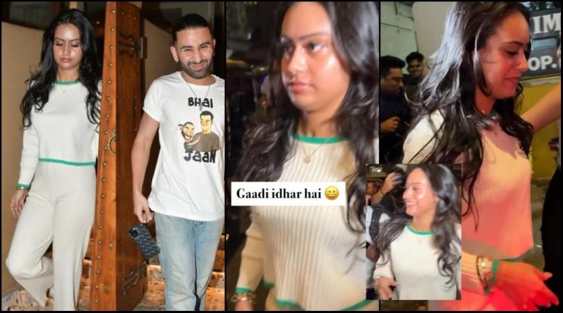 Gaadi kaha hai..: Nysa Devgn gets confused and lost while searching for her car after party with Orry [Watch]