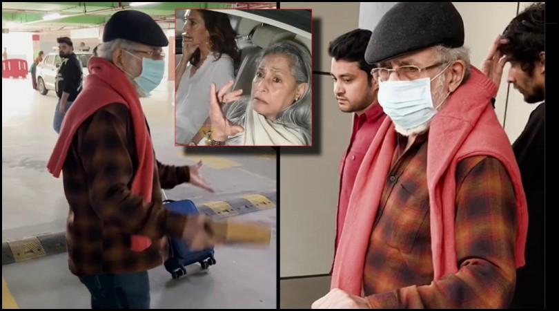 Angry Naseeruddin Shah shouts at fans for asking selfies at Delhi airport Angry Naseeruddin Shah shouts at fans for asking selfies at Delhi airport